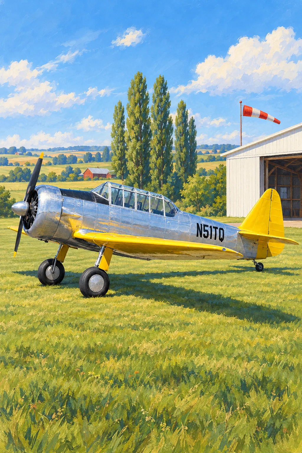 Airfield Painting 1952, Airfield Painting 1952