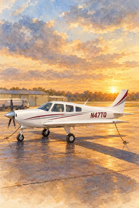 The Low-Wing — Ramp Watercolour